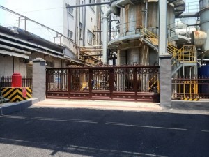 莱钢集团铝艺大门 护栏