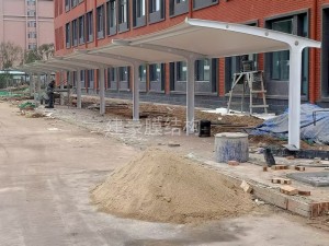 滨州中学膜结构电动车棚